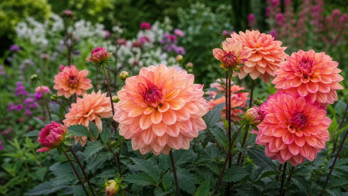 Dalia 'American Dawn' en un jardín de España